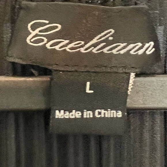 Caeliann Accordian Pleated Coastal Beach Coral Reef Ocean Aquatic Sundress Large - Picture 7 of 8